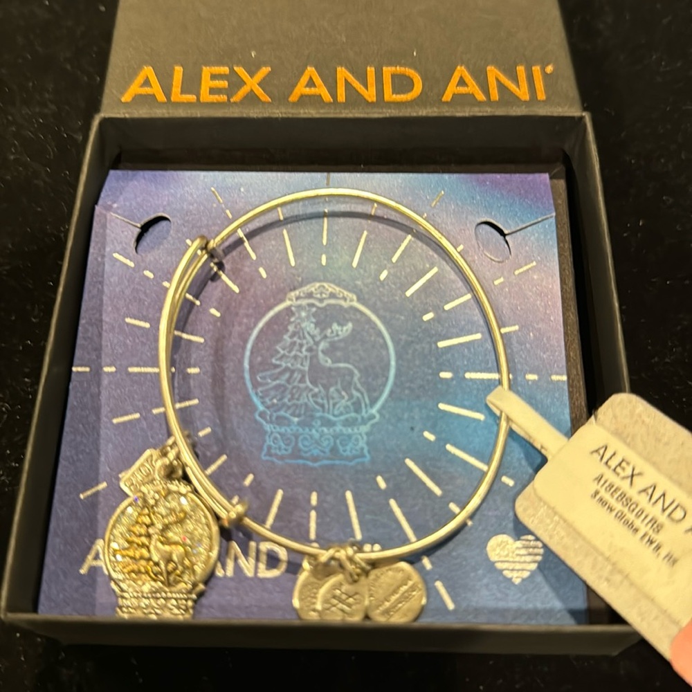 ALEX & ANI SNOW GLOBE BRACELET